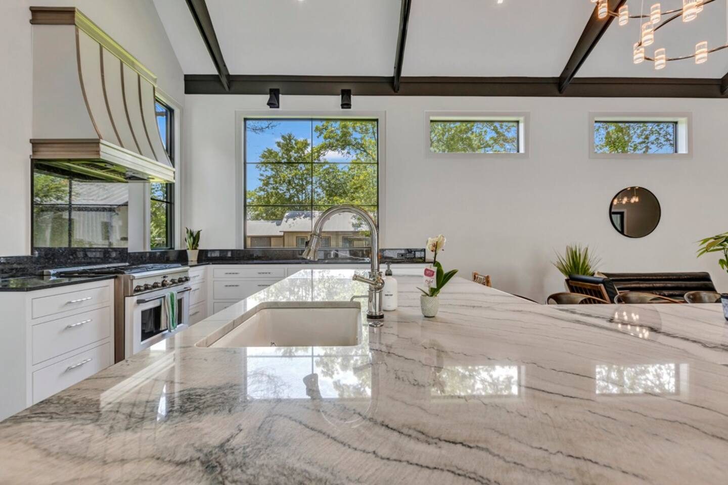 From the touch-activated faucets to the dedicated butler's pantry, this kitchen has it all!